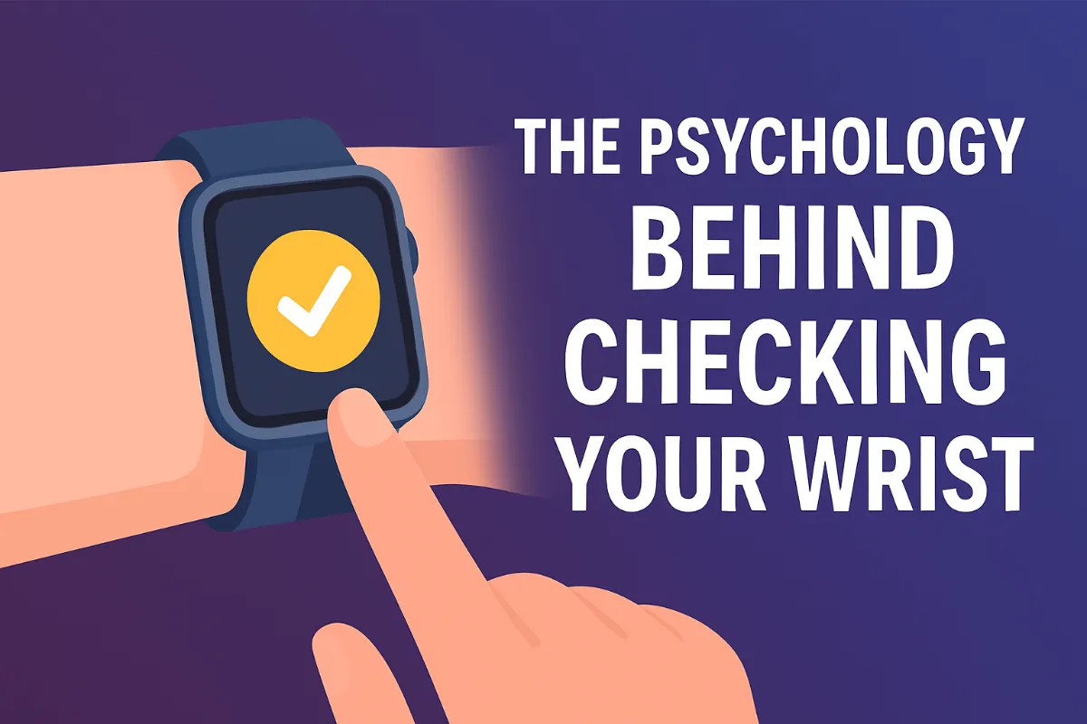 THE PSYCHOLOGY BEHIND CHECKING YOUR WRIST