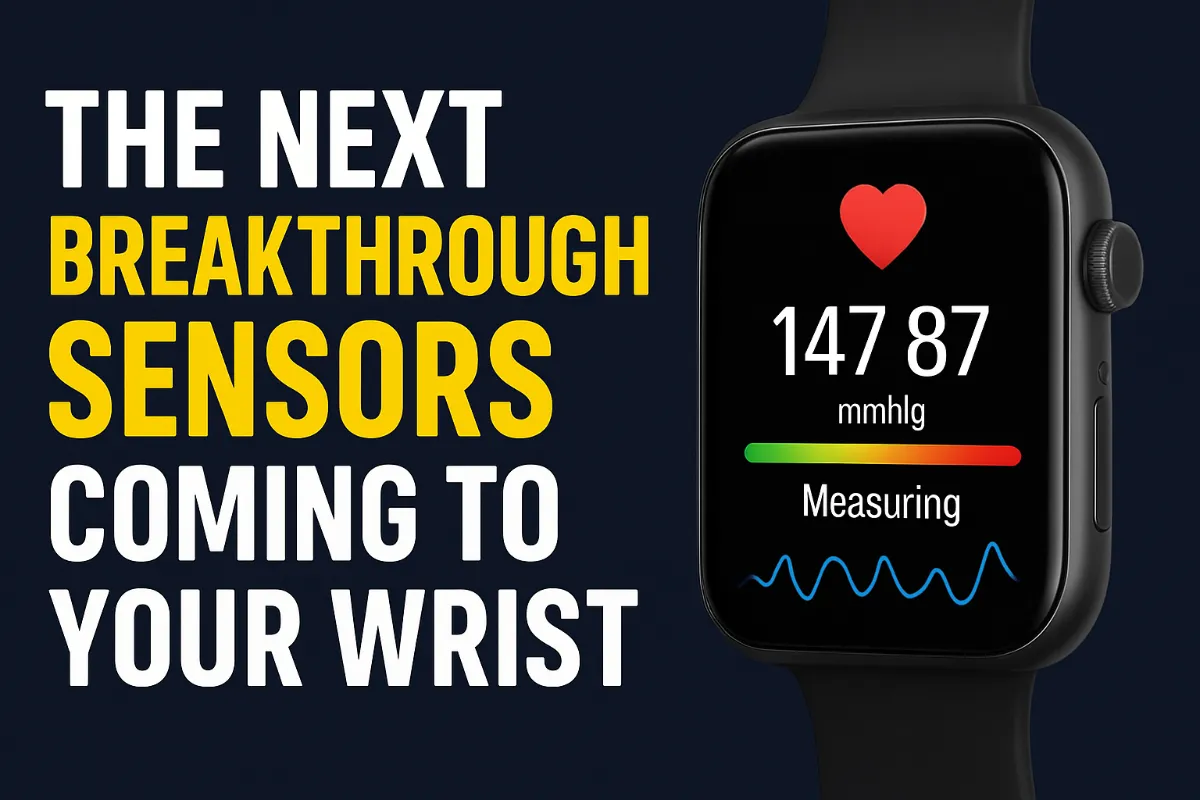 THE NEXT BREAKTHROUGH SENSORS COMING TO YOUR WRIST
