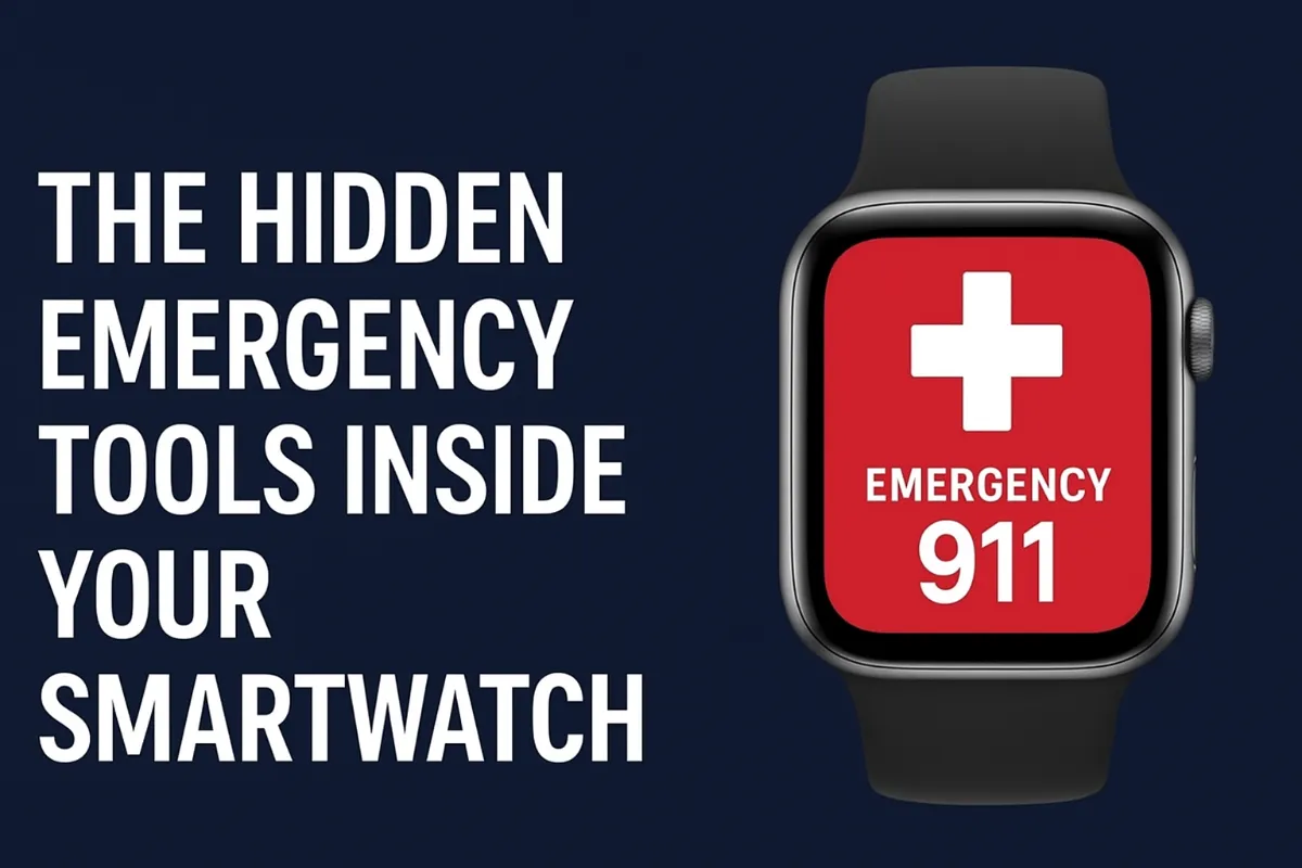 THE HIDDEN EMERGENCY TOOLS INSIDE YOUR SMARTWATCH