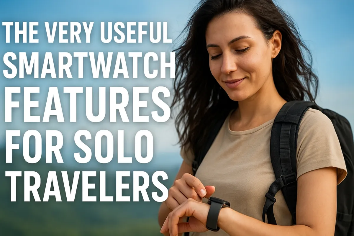 THE VERYUSEFUL SMARTWATCH FEATURES FOR SOLO TRAVELERS