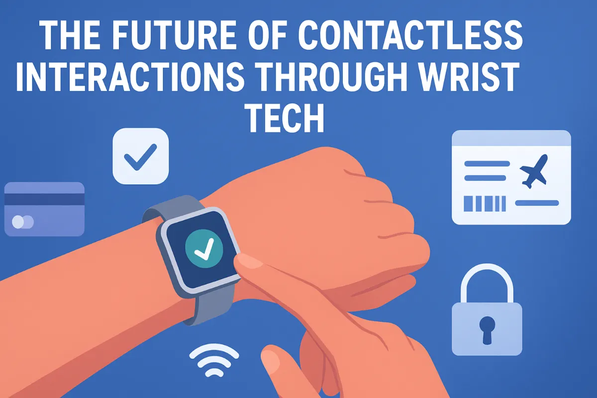 Contactless Interactions Through Smartwatch